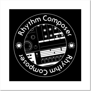 808 Drum Machine Graphic: Rhythm Composer Posters and Art